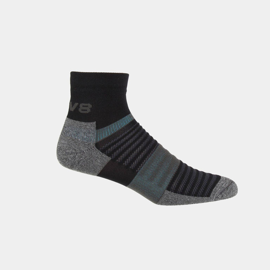 Laufsocken Inov-8 Active Mid Socken – Schwarz Wandersocken Trekkingsocken