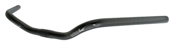 MODE Aluminium Lenker gebogen 600 x 60 mm – Schwarz