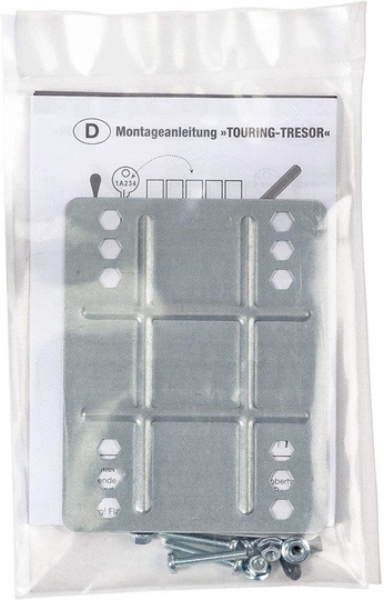 Westmark Fahrradkoffer für alle Gepäckträger 14 Liter Touring Tresor Schwarz