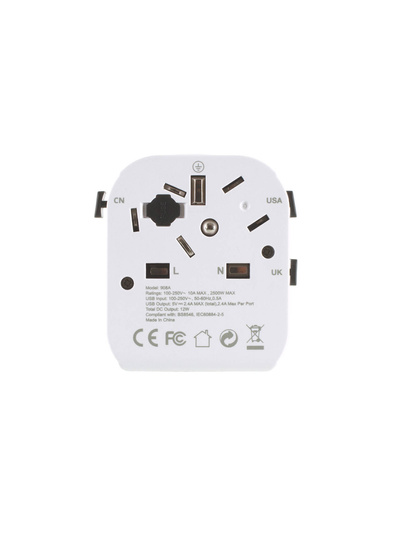 USB UK-World Travel Adaptor