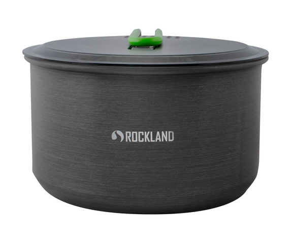 Camping-Topf Rockland 2L Universeller Campingtopf mit Klappgriff + Deckel