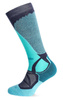 Ski Socks Bridgedale Ski Mid Merino E Pattern - dark denim/aqua
