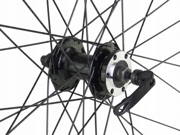 Vorderrad 27.5 Zoll Nabe SF-B07 QR schwarz für Scheibenbremse schwarze Speichen