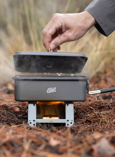 Esbit Outdoor und Camping Topf 1200 ml hartanodisiertes Aluminium