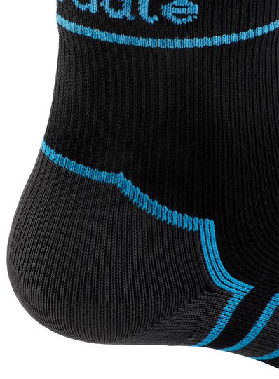 Bridgedale StormSock Mid Ankle waterproof socks - black/blue