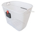 White Front Bike Basket Click