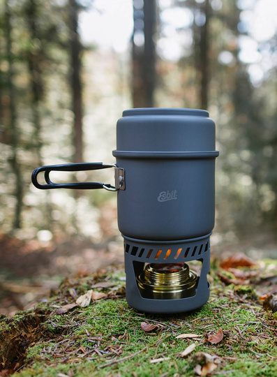 Esbit Spiritus-trockenbrennstoff-kochset, Aluminium, 985ml