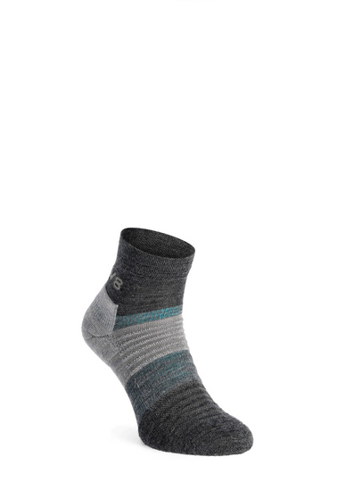 Wandersocken Inov-8 Merino Mid Socken – Grau Trekkingsocken Laufsocken