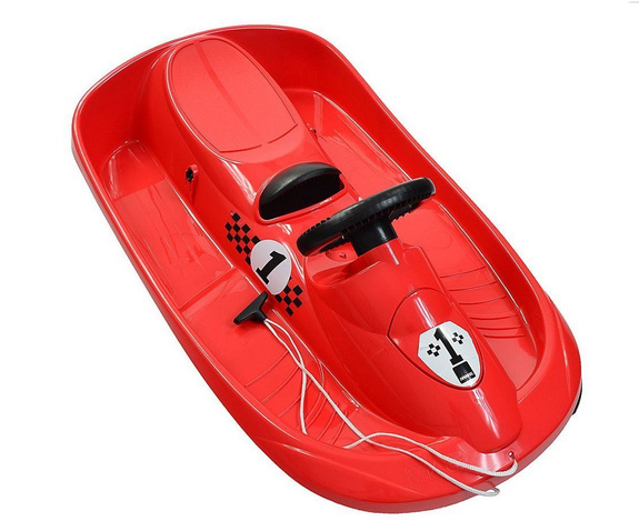 Hamax Kinder Rodelschlitten SNO Formel rot Schlitten Kinder Schlitten