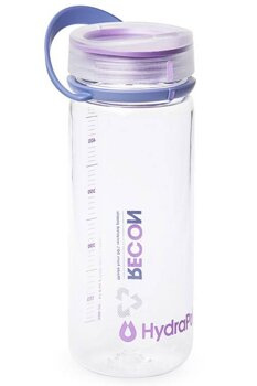Trink Flasche HydraPak Recon 500ml - Clear/ Iris Trekkingflasche Outdoor Flasche
