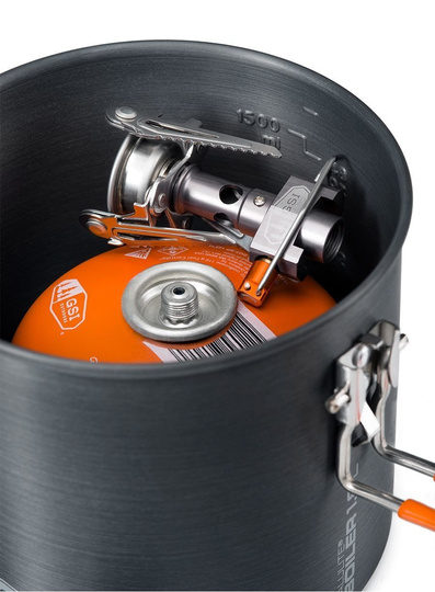 Ultraleichter Topf GSI Outdoors Halulite 1.8L mit Silikongriff Camping Topf