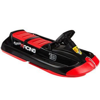 Kinder Schlitten Hamax Sno Racing Schwarz - Rot Schlitten  2 Personen Schlitten