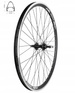 Rear wheel 27.5" black tapered rim, black aluminum hub, nut sealed bearings, black spokes