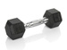 HEXHEAD HANTEL HEX 2.5 KG  SCHWARZ HEXAGONAL DUMBBELL