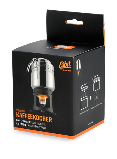 Esbit Edelstahl Kaffeekocher, Silber Espressomaschine