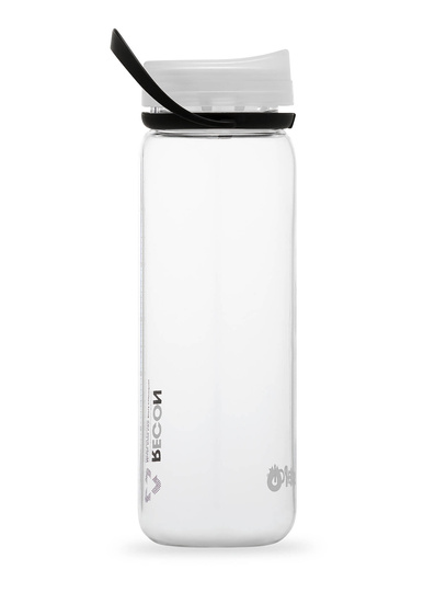 Trink Flasche HydraPak Recon 750ml - Clear/Black Trekkingflasche Outdoorflasche