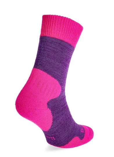 Trekking socks Bridgedale Explorer Heavy Merino C Boot - Purple