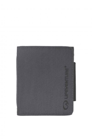 LIFEVENTURE RFiD Charger Wallet with power bank, Recycled, Grey