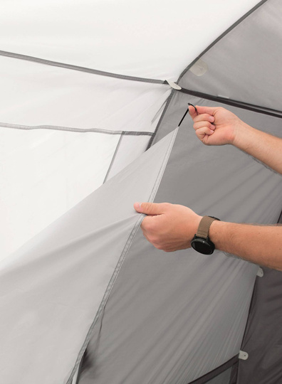 Caravan Tent Easy Camp Wimberly - grey/dark green