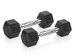 2 x HEXHEAD HANTEL HEX 2.5 KG  SCHWARZ HEXAGONAL DUMBBELL