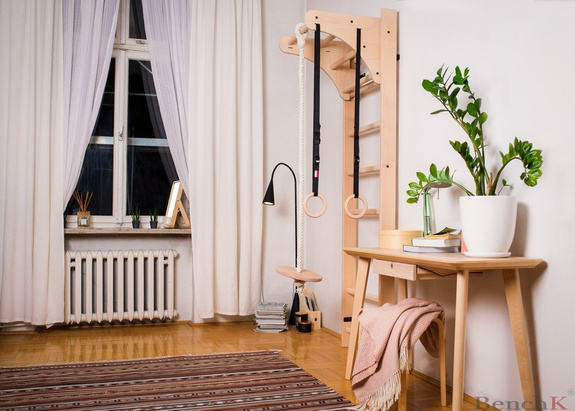BenchK 112 gymnastic wall bar for kids