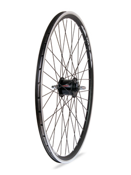 Vorderrad 28 Zoll XMX Konusfelge schwarz Shimano Nabe mit Dynamo