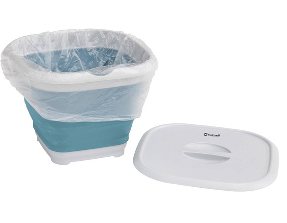 Outwell Collaps Bucket Square w/lid - classic blue