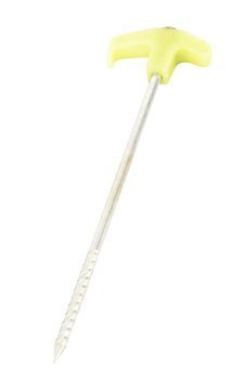 Outwell Spike Glow Zeltheringe– 4er-Set fluoreszierender Stahl-Zeltheringe