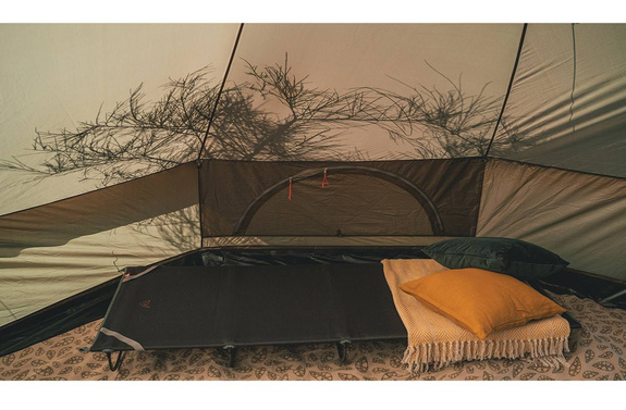 Camping Travel Bed Robens Settler Bed - black