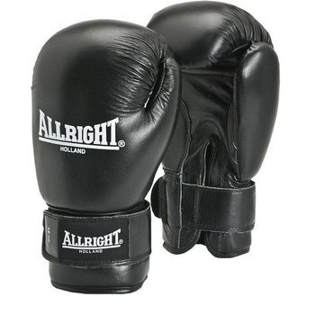 Allright Professional boxing gloves genuine leather black 2206