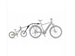 Trail Angel Black Bicycle Trailer