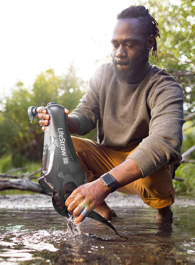Lifestraw Peak Series Flex Gravity Water Filter System 3L - grey