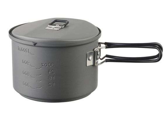 Esbit Spirituskochset - inkl. 1500 ml Topf - hartanodisiertes Aluminium