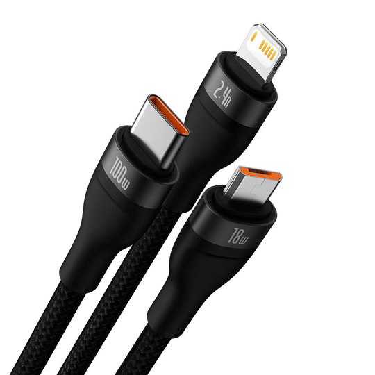 USB Baseus Flash Series II 100 W 1,2 m