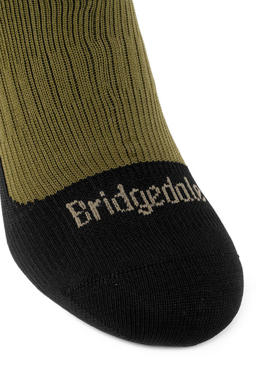Waterproof Socks Bridgedale StormSock Heavy Knee - olive/black