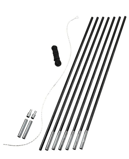 Easy Camp Zeltgestänge Pole DIY Set 12,5 mm – Reparaturset für Zeltgestänge