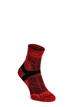 Bridgedale Lightweight T2 Merino Sport 3/4 Crew Socks - Red