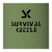Survival Kettle Green aluminum travel kettle + steel stove