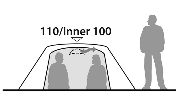 3 - Personen Zelt Robens Boulder 3 - blau
