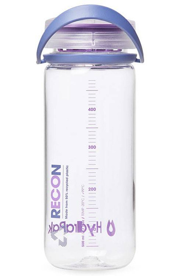 Trink Flasche HydraPak Recon 500ml - Clear/ Iris Trekkingflasche Outdoor Flasche