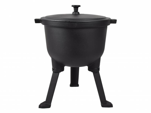 Kawmet Cast Iron Hunting Cauldron - 8L