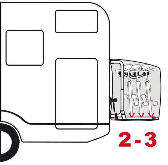 Fiamma Bike Cover S - 2/3 Bicycles