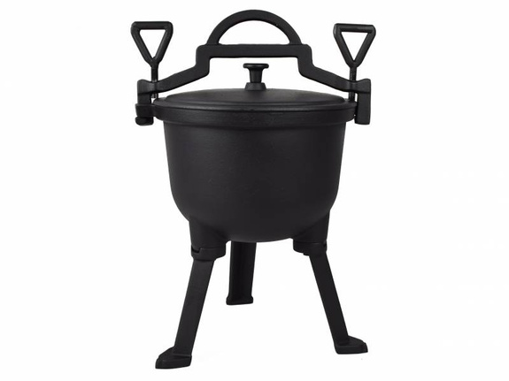 Kawmet Cast Iron Hunting Cauldron - 8L