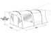 Caravan Tent Easy Camp Wimberly - grey/dark green