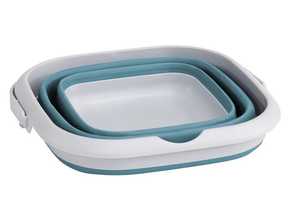 Outwell Collaps Bucket Square w/lid - classic blue