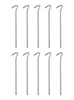 Outwell Zeltheringe Skewer With Hook 10 Stück Zeltheringe 18 cm robustem Metall 