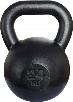 Kawmet Cast Iron Kettlebell 24 kg Black