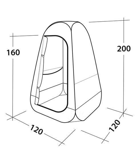 Duschzelt Easy Camp Little Loo – praktisches Kuppelzelt für Campingdusche