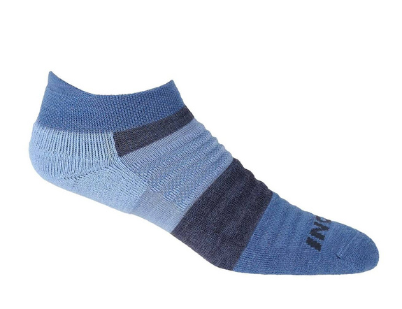 Laufsocken Inov-8 Merino Socken Low Socken – Navy Melange Wandersocken