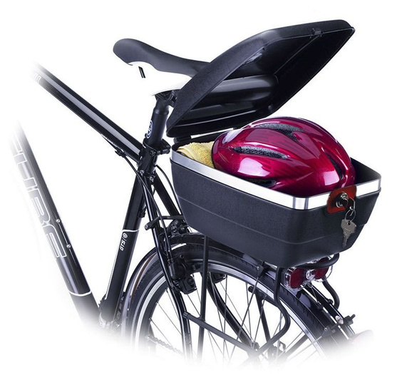 Westmark Fahrradkoffer für alle Gepäckträger 14 Liter Touring Tresor Schwarz